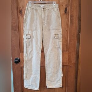 Sincerely Jules Beige Cargo Pants‎